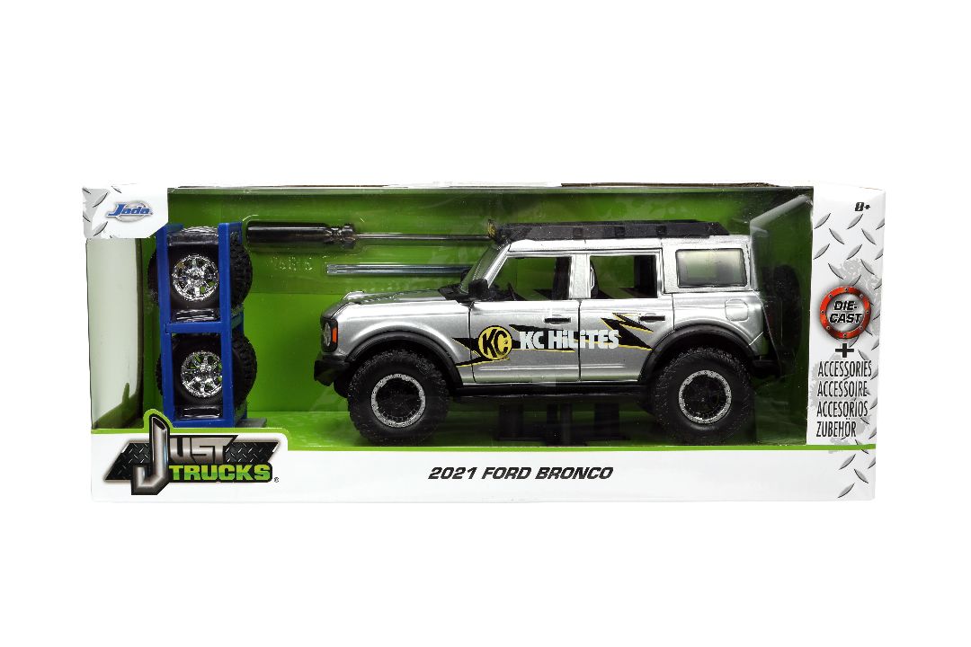 Jada 1/24 "Just Trucks" with Rack - 2021 Ford Bronco