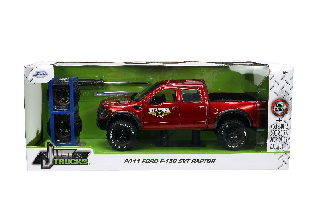 Jada 1/24 "Just Trucks" with Rack - 2011 Ford F-150 SVT Raptor - Click Image to Close