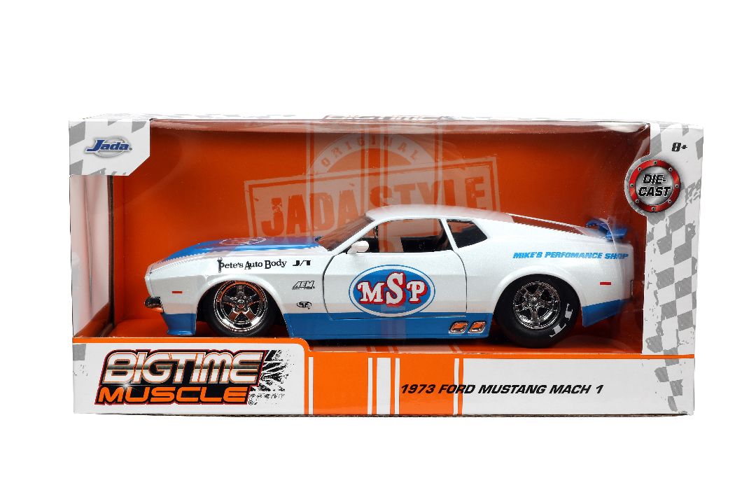 Jada 1/24 "BIGTIME Muscle" 1973 Ford Mustang Mach 1 - Click Image to Close
