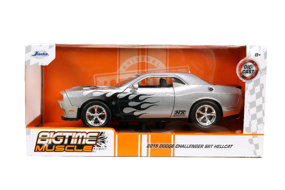 Jada 1/24 "BIGTIME Muscle" 2015 Dodge Challenger SRT Hellcat - Click Image to Close