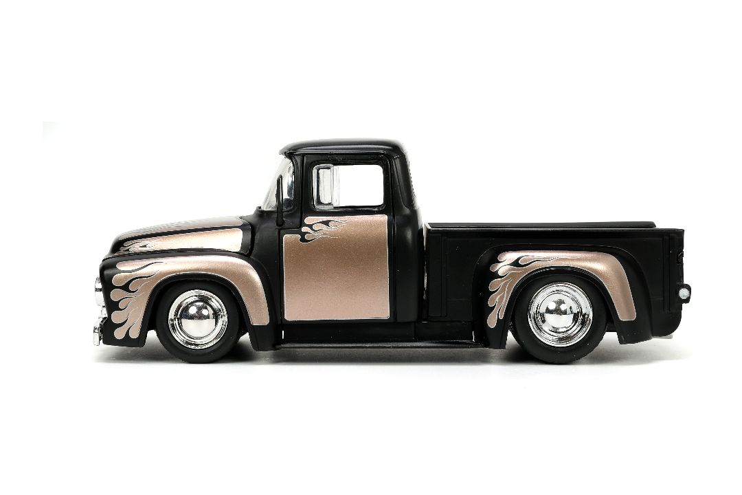 Jada 1/24 "Just Trucks" with Rack1956 Ford F-100 - Click Image to Close