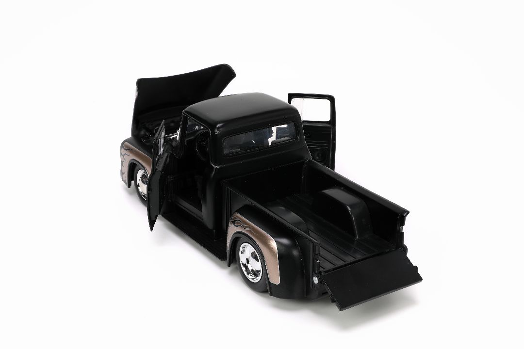 Jada 1/24 "Just Trucks" with Rack1956 Ford F-100 - Click Image to Close