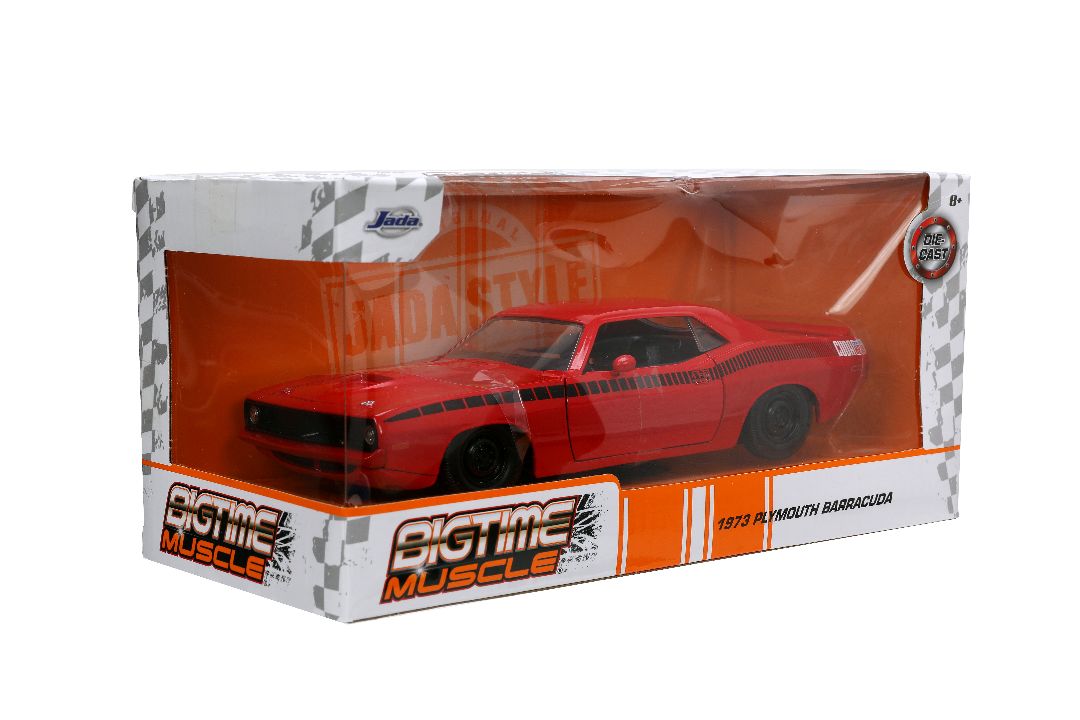 Jada 1/24 "BIGTIME Muscle" 1973 Plymouth Barracuda - Click Image to Close