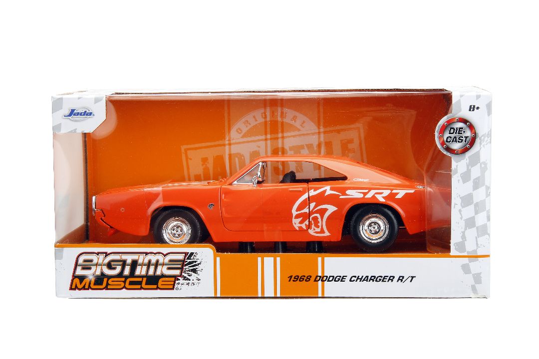 Jada 1/24 "BIG TIME Muscle" 1968 Dodge Charger - Click Image to Close