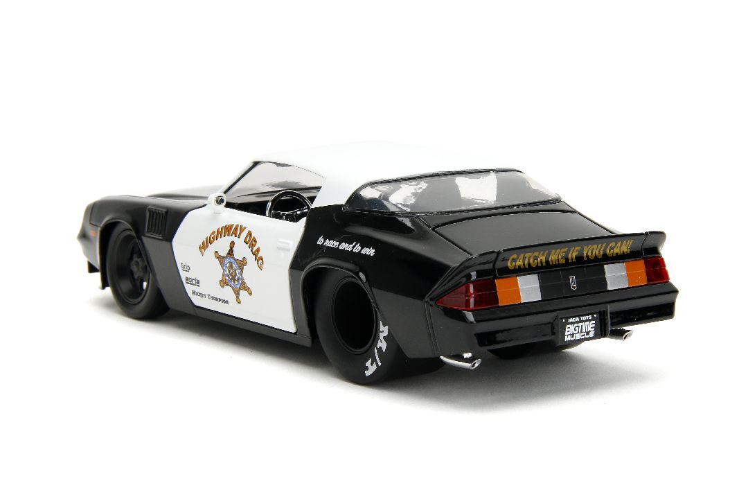 Jada 1/24 "BIGTIME Muscle" 1979 Chevy Camaro Z28 Police - Click Image to Close