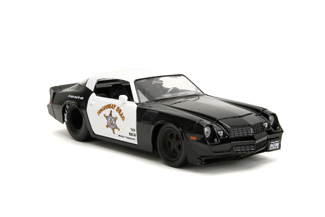 Jada 1/24 "BIGTIME Muscle" 1979 Chevy Camaro Z28 Police - Click Image to Close