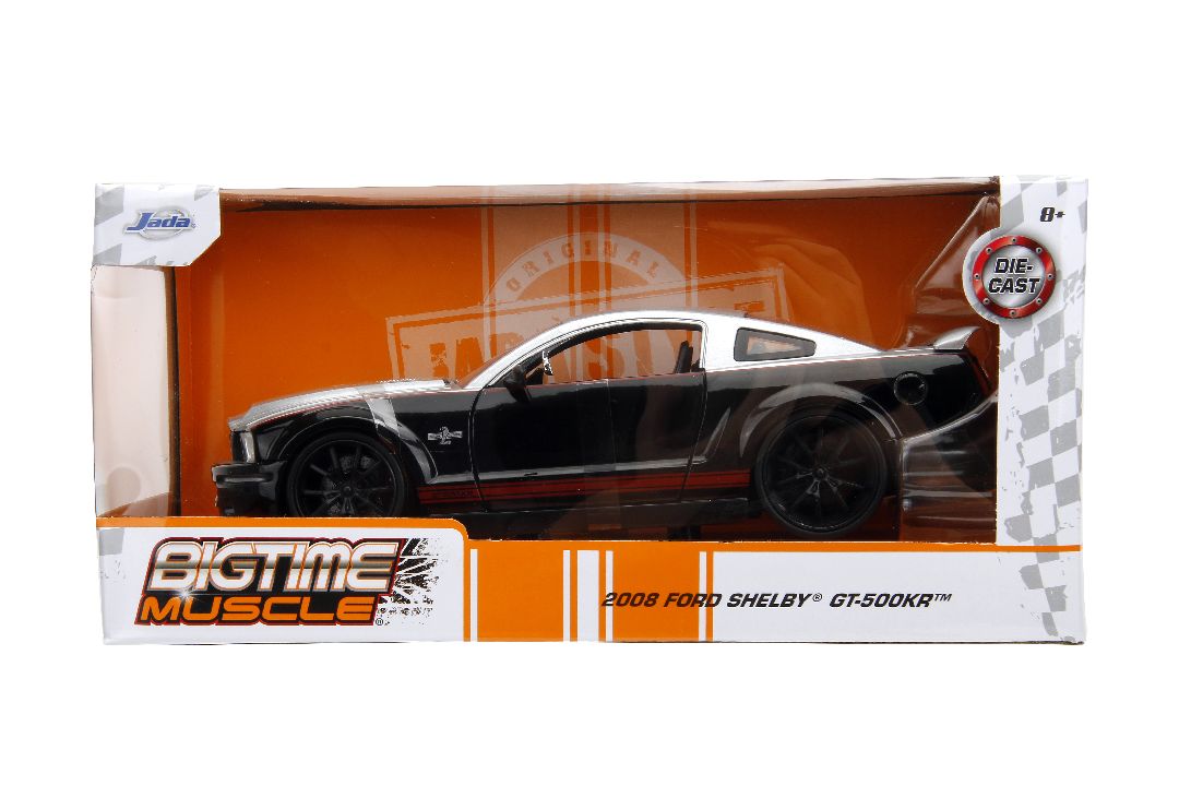 Jada 1/24 "BIGTIME Muscle" 2008 Ford Mustang Shelby GT500KR - Click Image to Close