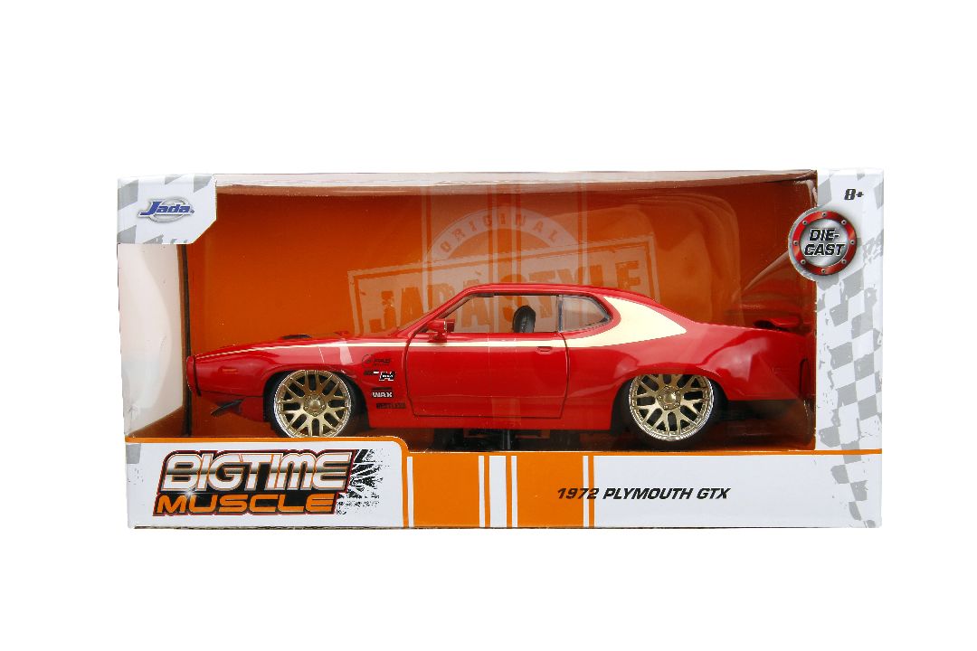 Jada 1/24 "BIGTIME Muscle" 1972 Plymouth GTX - Click Image to Close