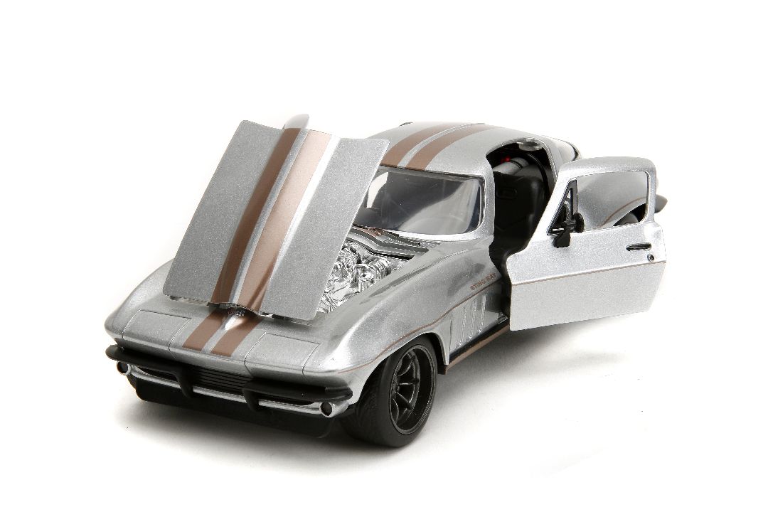 Jada 1/24 "BIGTIME Muscle" 1966 Chevy Corvette - Click Image to Close