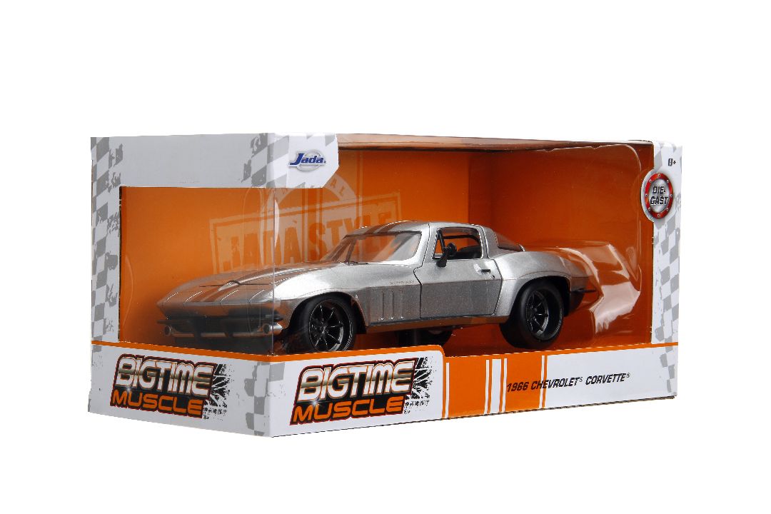 Jada 1/24 "BIGTIME Muscle" 1966 Chevy Corvette - Click Image to Close