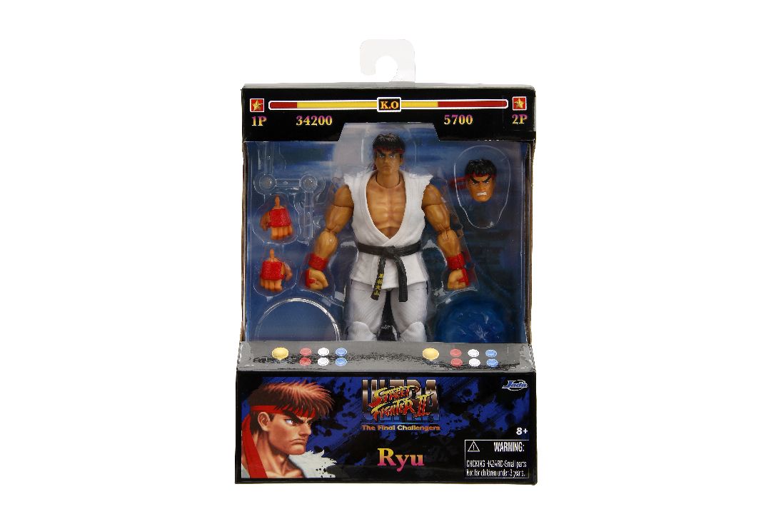 Jada 6" Action Figure Street Fighter - Ryu - Click Image to Close