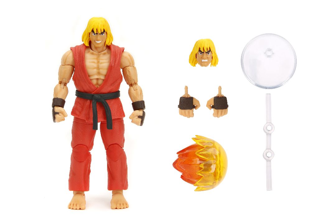 Jada Toys 6” Action Figure Street Fighter – Ken - Click Image to Close