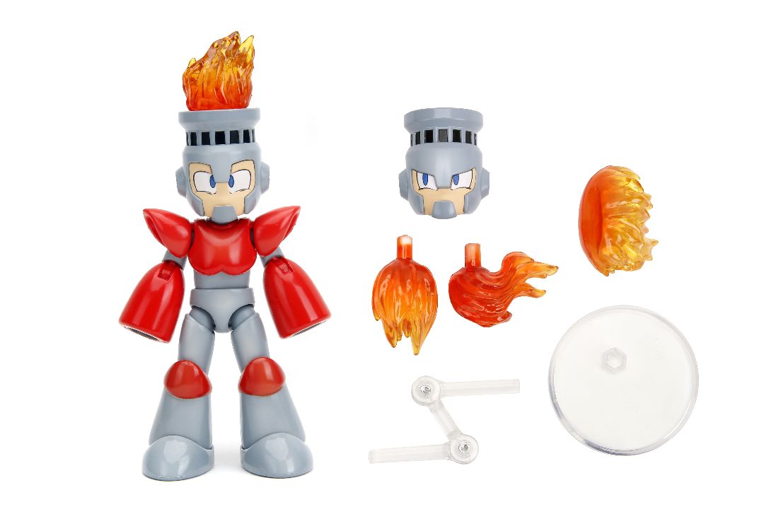 Jada Toys 4.5" Plastic Action Figure - Fire Man - Click Image to Close