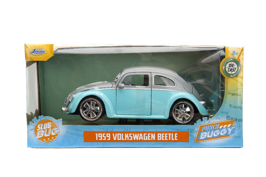 Jada 1/24 "Punch Buggy" 1959 VW Beetle - Click Image to Close