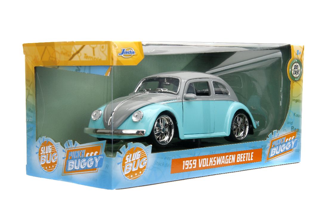 Jada 1/24 "Punch Buggy" 1959 VW Beetle - Click Image to Close