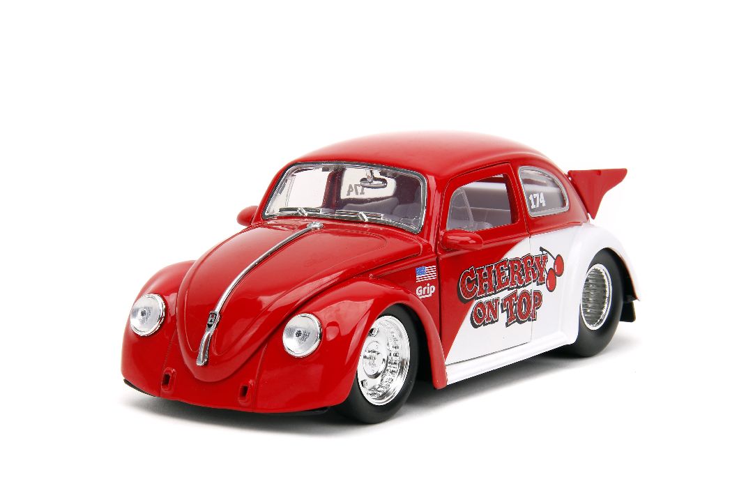 Jada 1/24 Punch Buggy 1959 VW Drag Beetle - Click Image to Close