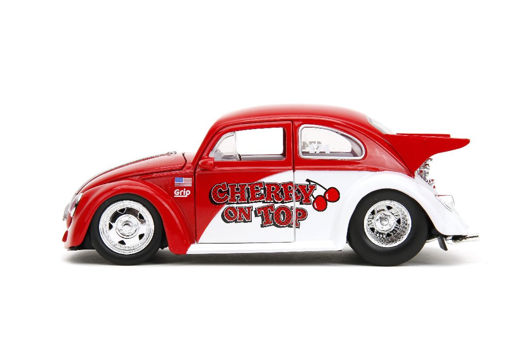 Jada 1/24 Punch Buggy 1959 VW Drag Beetle - Click Image to Close