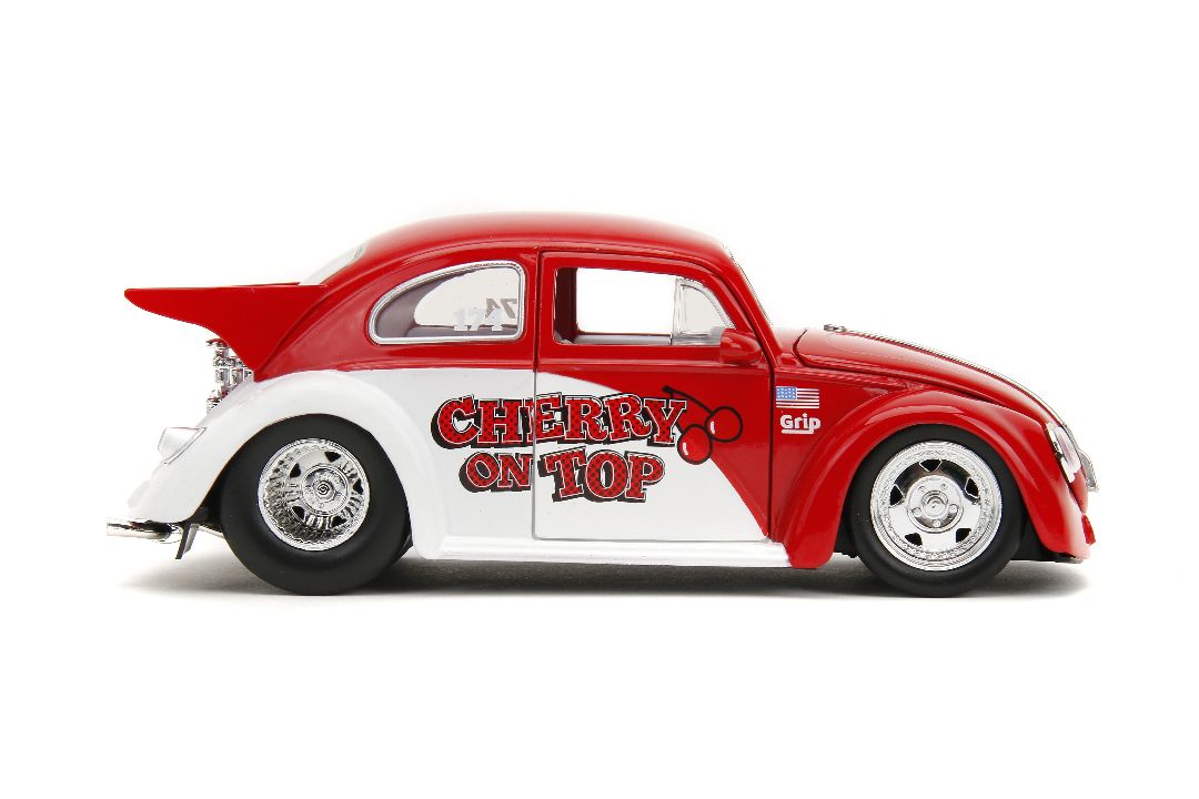 Jada 1/24 Punch Buggy 1959 VW Drag Beetle - Click Image to Close