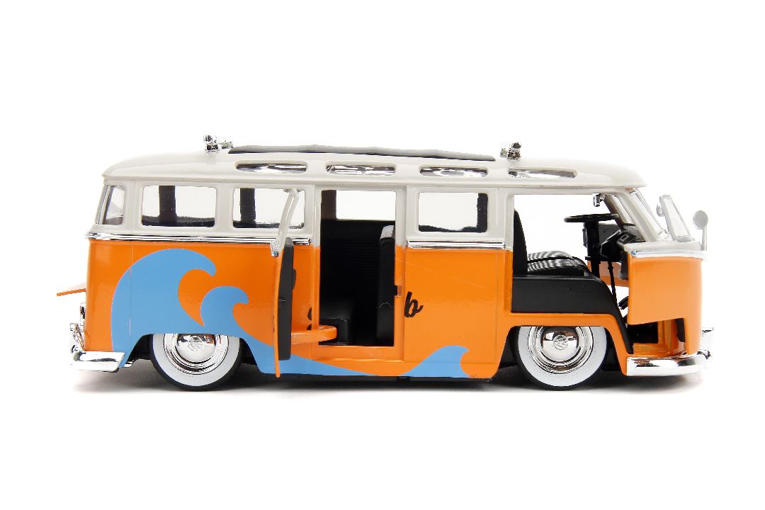 Jada 1/24 "PUNCH BUGGY" 1962 VW Bus - Click Image to Close