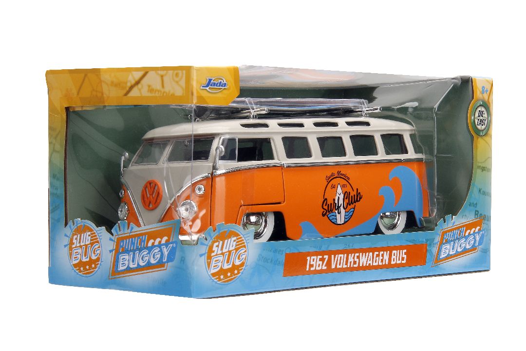 Jada 1/24 "PUNCH BUGGY" 1962 VW Bus - Click Image to Close