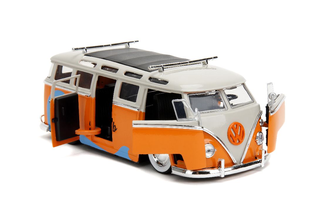 Jada 1/24 "PUNCH BUGGY" 1962 VW Bus - Click Image to Close