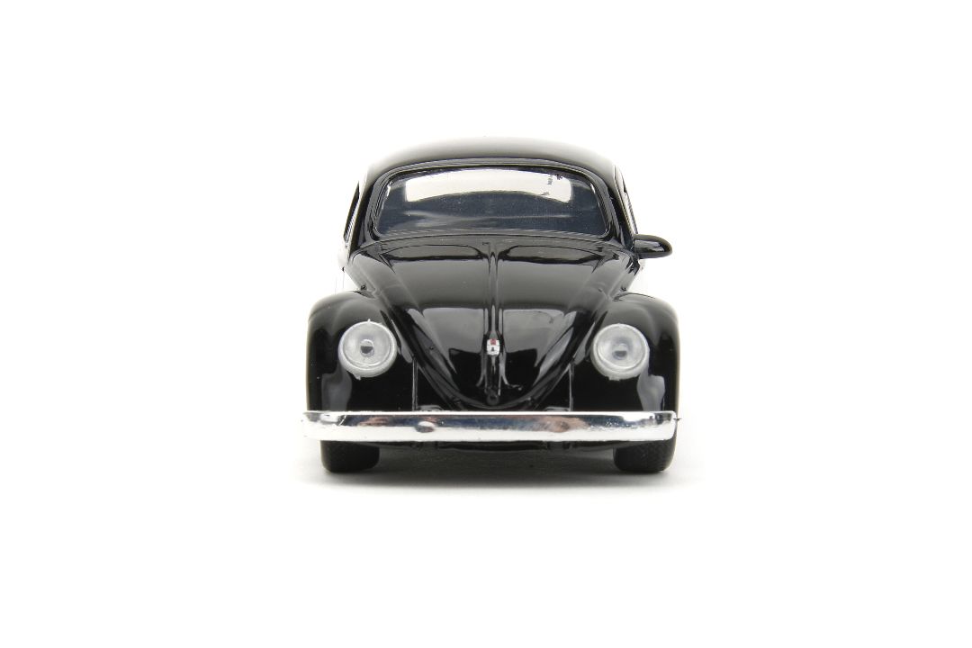 Jada 1/32 "PUNCH BUGGY" 1959 VW Beetle W/Boxing Gloves - Black - Click Image to Close