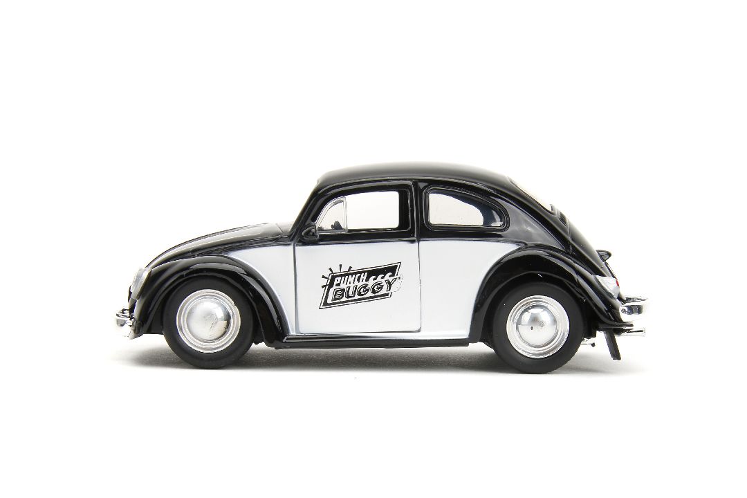 Jada 1/32 "PUNCH BUGGY" 1959 VW Beetle W/Boxing Gloves - Black