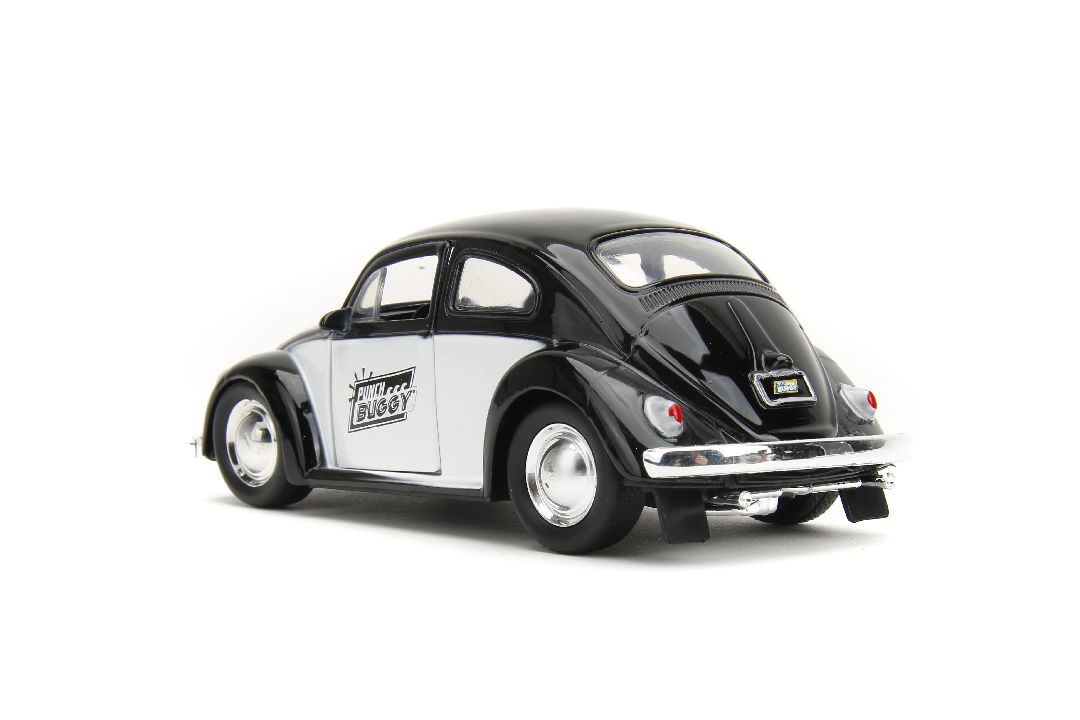 Jada 1/32 "PUNCH BUGGY" 1959 VW Beetle W/Boxing Gloves - Black - Click Image to Close