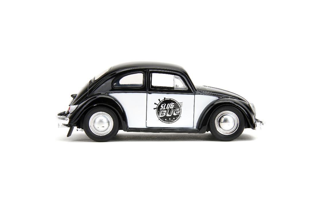 Jada 1/32 "PUNCH BUGGY" 1959 VW Beetle W/Boxing Gloves - Black - Click Image to Close