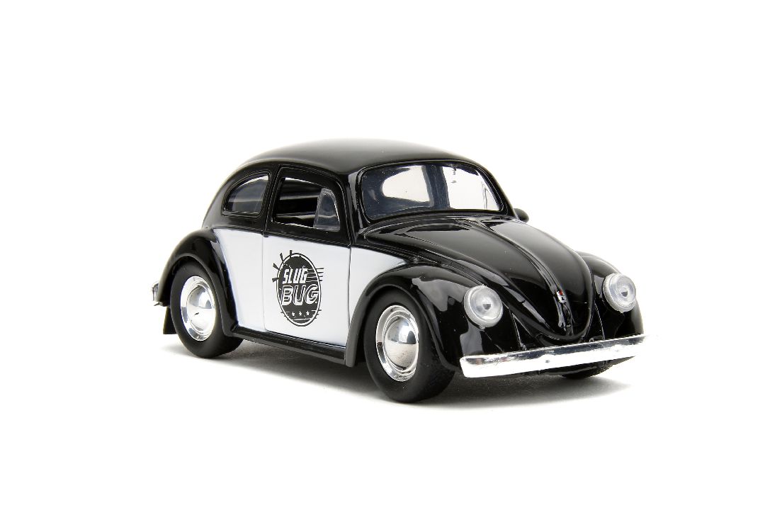 Jada 1/32 "PUNCH BUGGY" 1959 VW Beetle W/Boxing Gloves - Black - Click Image to Close