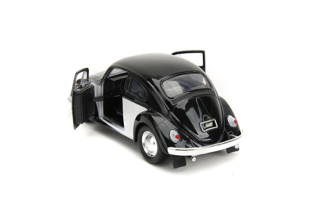 Jada 1/32 "PUNCH BUGGY" 1959 VW Beetle W/Boxing Gloves - Black - Click Image to Close