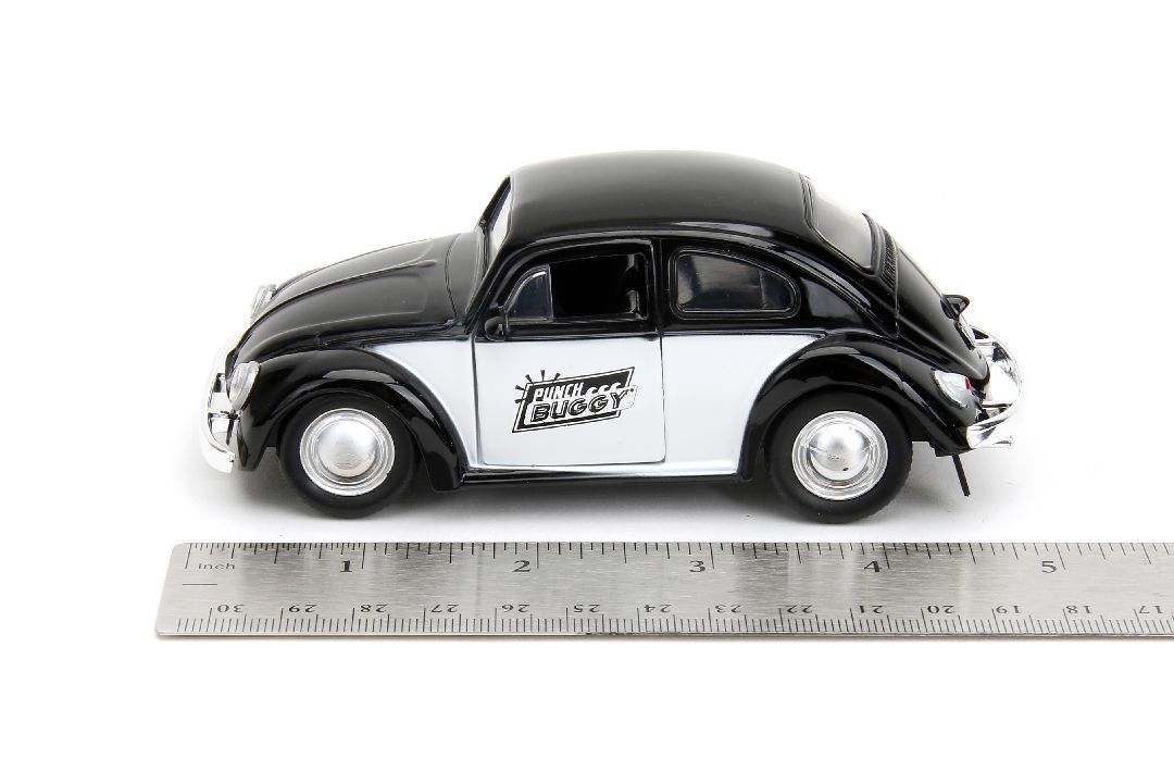 Jada 1/32 "PUNCH BUGGY" 1959 VW Beetle W/Boxing Gloves - Black