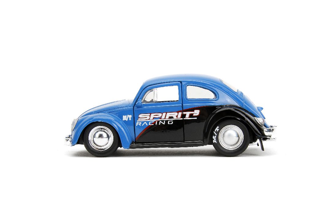 Jada 1/32 "PUNCH BUGGY" 1959 VW Beetle W/Boxing Gloves - Blue - Click Image to Close