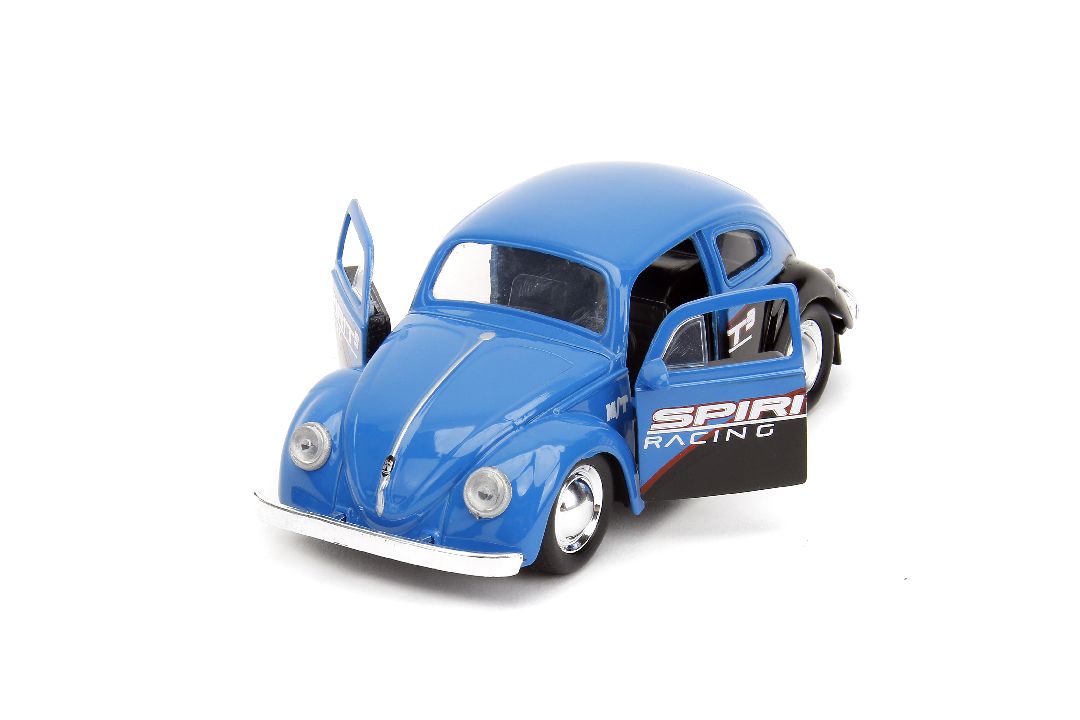 Jada 1/32 "PUNCH BUGGY" 1959 VW Beetle W/Boxing Gloves - Blue