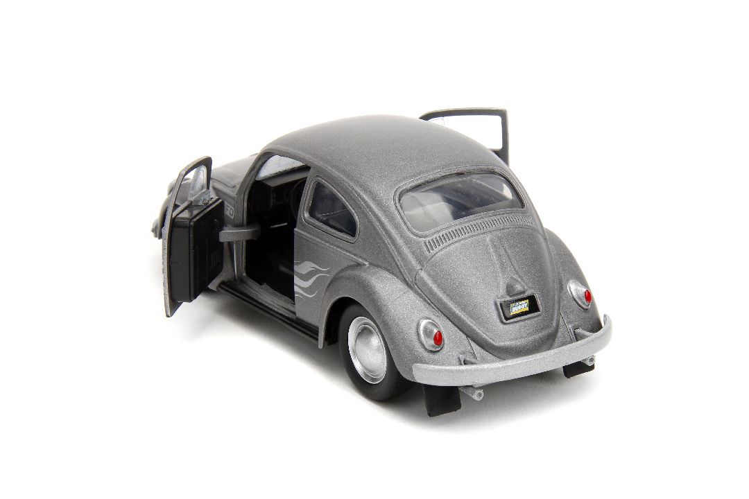 Jada 1/32 "PUNCH BUGGY" 1959 VW Beetle W/Boxing Gloves - Gray