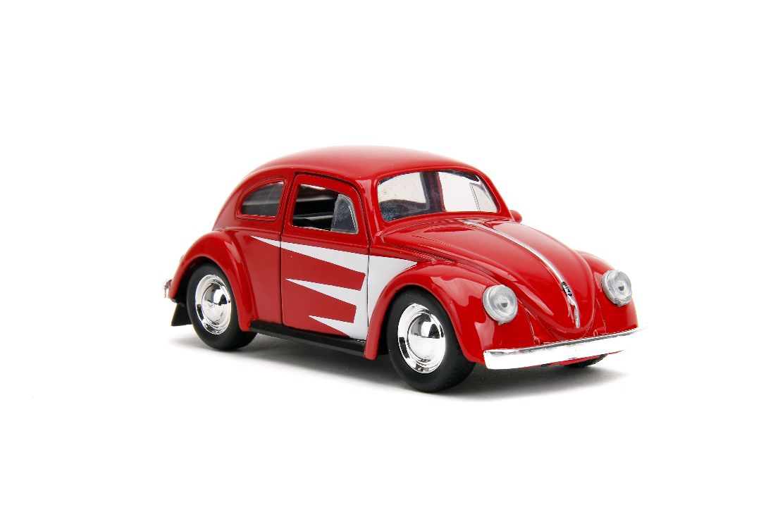 Jada 1/32 "PUNCH BUGGY" 1959 VW Beetle W/Boxing Gloves - Red