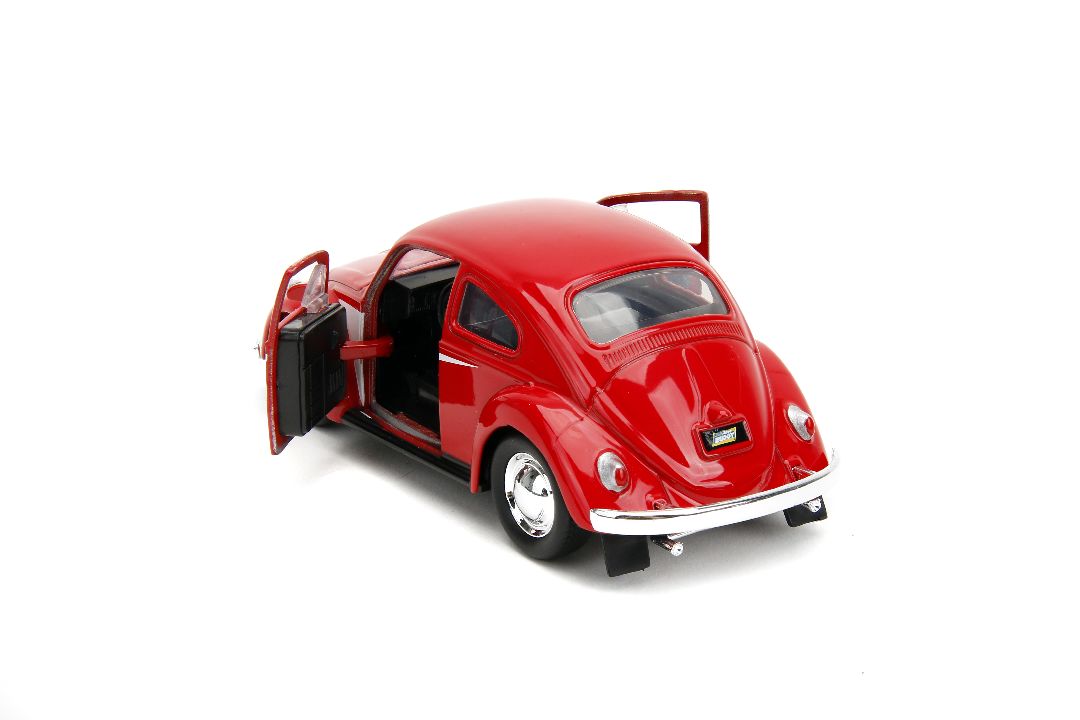 Jada 1/32 "PUNCH BUGGY" 1959 VW Beetle W/Boxing Gloves - Red