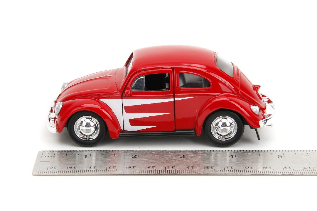 Jada 1/32 "PUNCH BUGGY" 1959 VW Beetle W/Boxing Gloves - Red