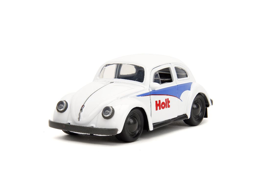 Jada 1/32 "PUNCH BUGGY" 1959 VW Beetle W/Boxing Gloves - White - Click Image to Close