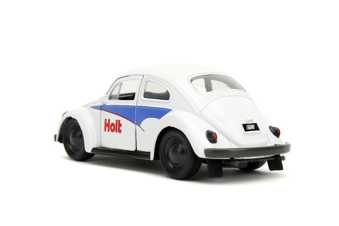 Jada 1/32 "PUNCH BUGGY" 1959 VW Beetle W/Boxing Gloves - White - Click Image to Close