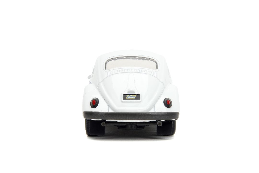 Jada 1/32 "PUNCH BUGGY" 1959 VW Beetle W/Boxing Gloves - White - Click Image to Close