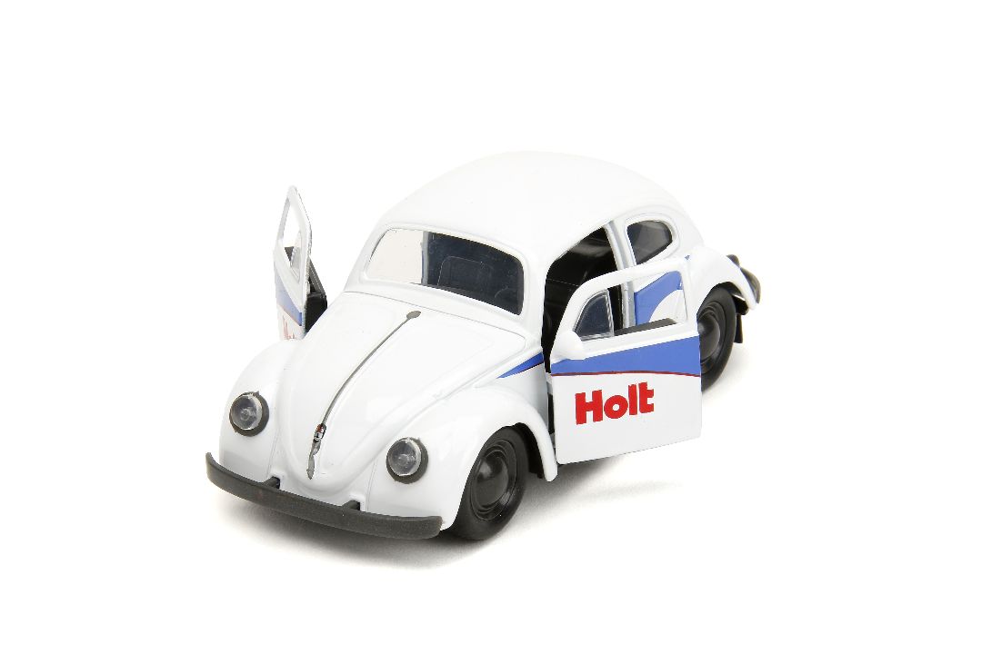 Jada 1/32 "PUNCH BUGGY" 1959 VW Beetle W/Boxing Gloves - White
