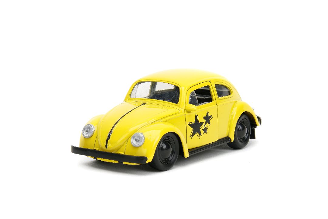 Jada 1/32 "PUNCH BUGGY" 1959 VW Beetle W/Boxing Gloves - Yellow