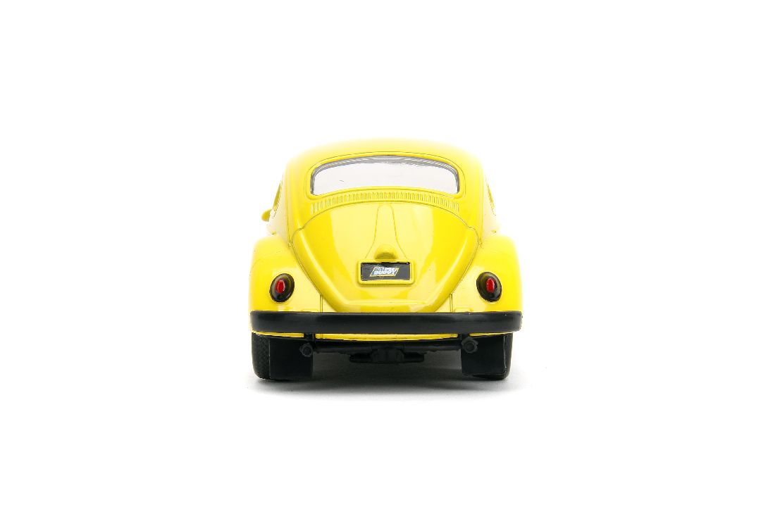 Jada 1/32 "PUNCH BUGGY" 1959 VW Beetle W/Boxing Gloves - Yellow - Click Image to Close