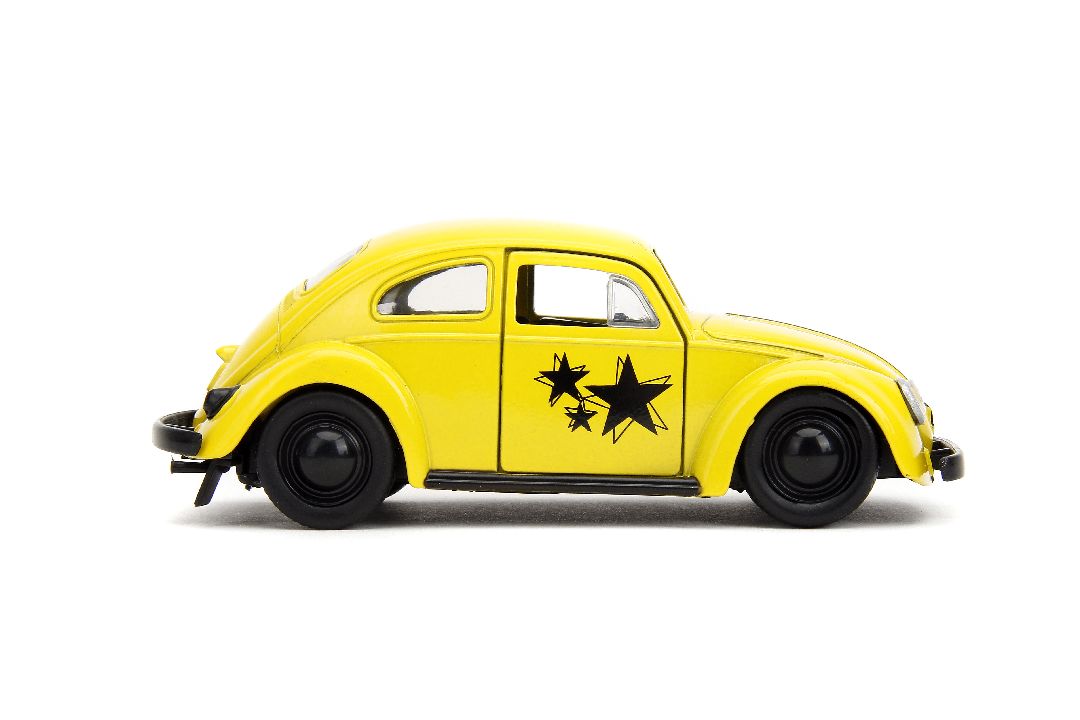 Jada 1/32 "PUNCH BUGGY" 1959 VW Beetle W/Boxing Gloves - Yellow