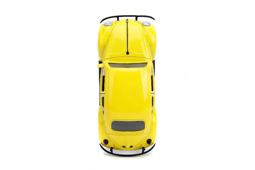 Jada 1/32 "PUNCH BUGGY" 1959 VW Beetle W/Boxing Gloves - Yellow - Click Image to Close