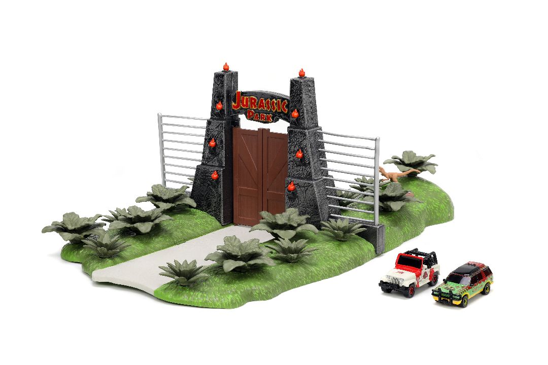 Jada Nano "Hollywood Rides" Nano Jurassic Park w/2 Vehicles - Click Image to Close