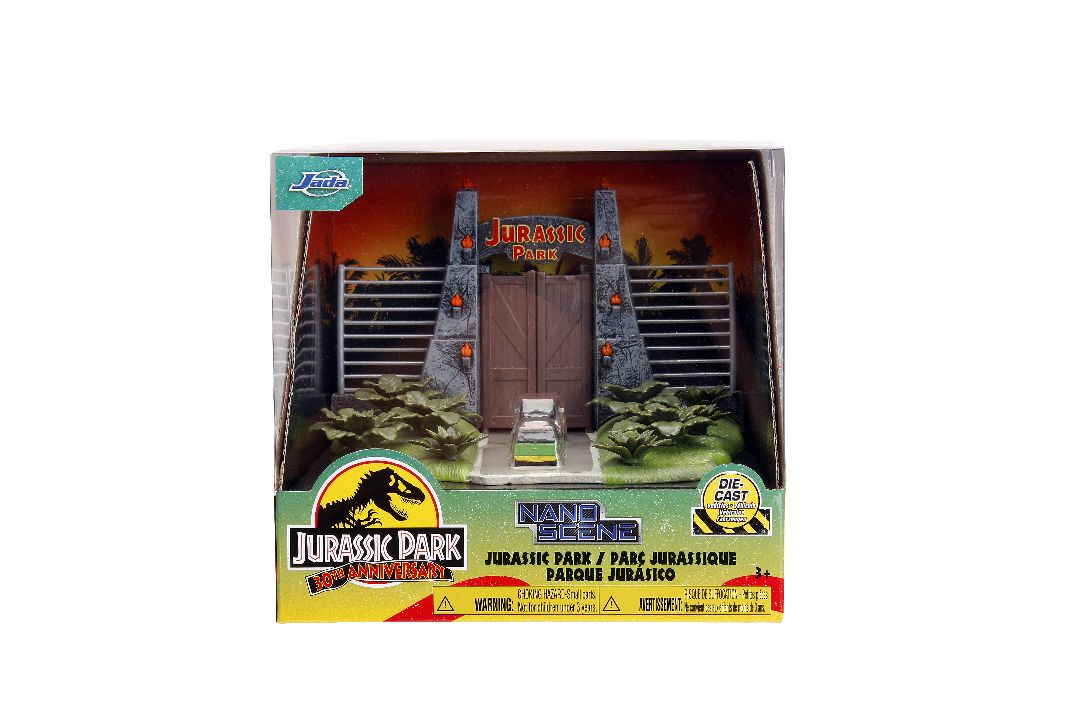 Jada Nano "Hollywood Rides" Nano Jurassic Park w/2 Vehicles - Click Image to Close