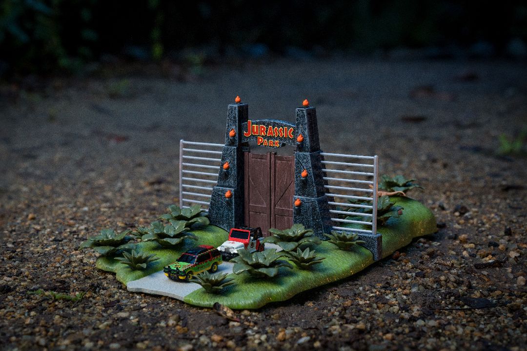 Jada Nano "Hollywood Rides" Nano Jurassic Park w/2 Vehicles