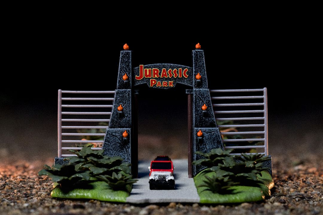 Jada Nano "Hollywood Rides" Nano Jurassic Park w/2 Vehicles - Click Image to Close